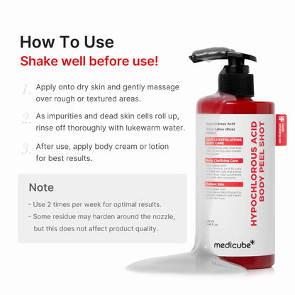 Hypochlorous Acid Rice Body Peel Shot